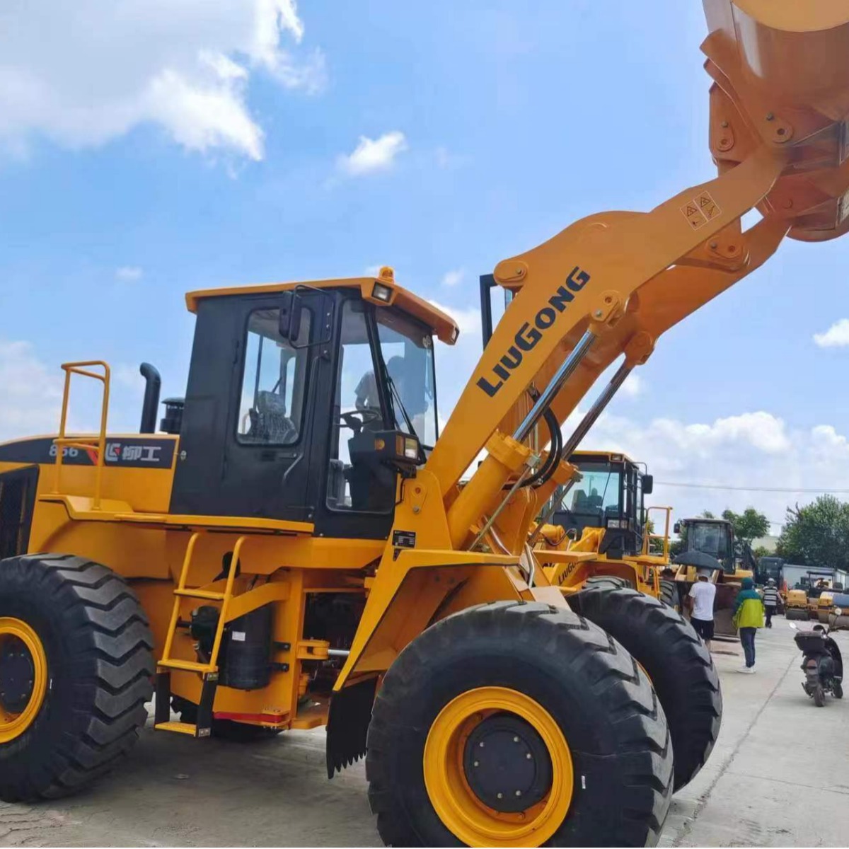 Guangdong línea especial de comercio exterior Long Gong 50 Liu Gong 856H cargador usado exportación e importación