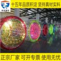 厂家直销2.2*2.4米通用型水上滚筒球加厚PVC彩色水上乐园游乐设备