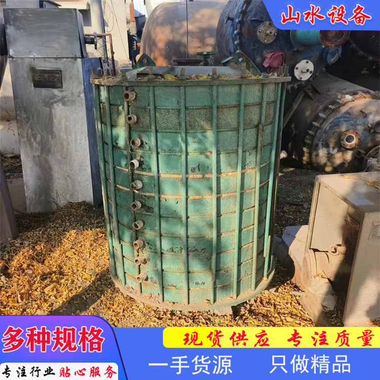 二手化工搪瓷片换热器 耐腐蚀耐高温 不锈钢螺旋板设备内循环