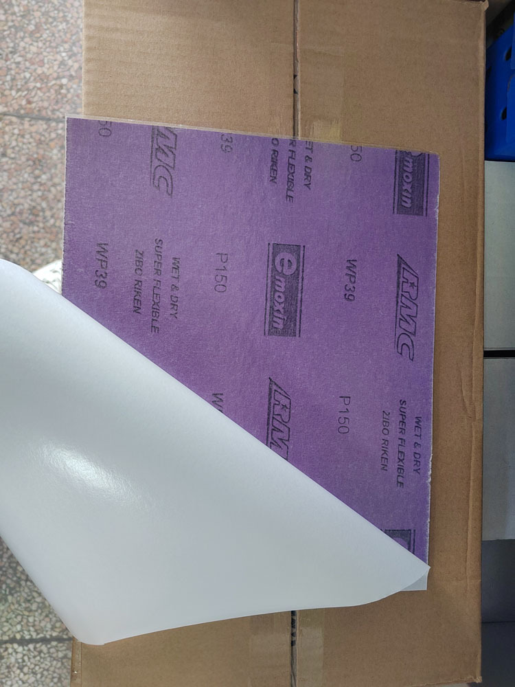 日本理研砂纸WP39 RMC紫色耐水砂纸 汽修漆器铝 可背胶沙子 150目
