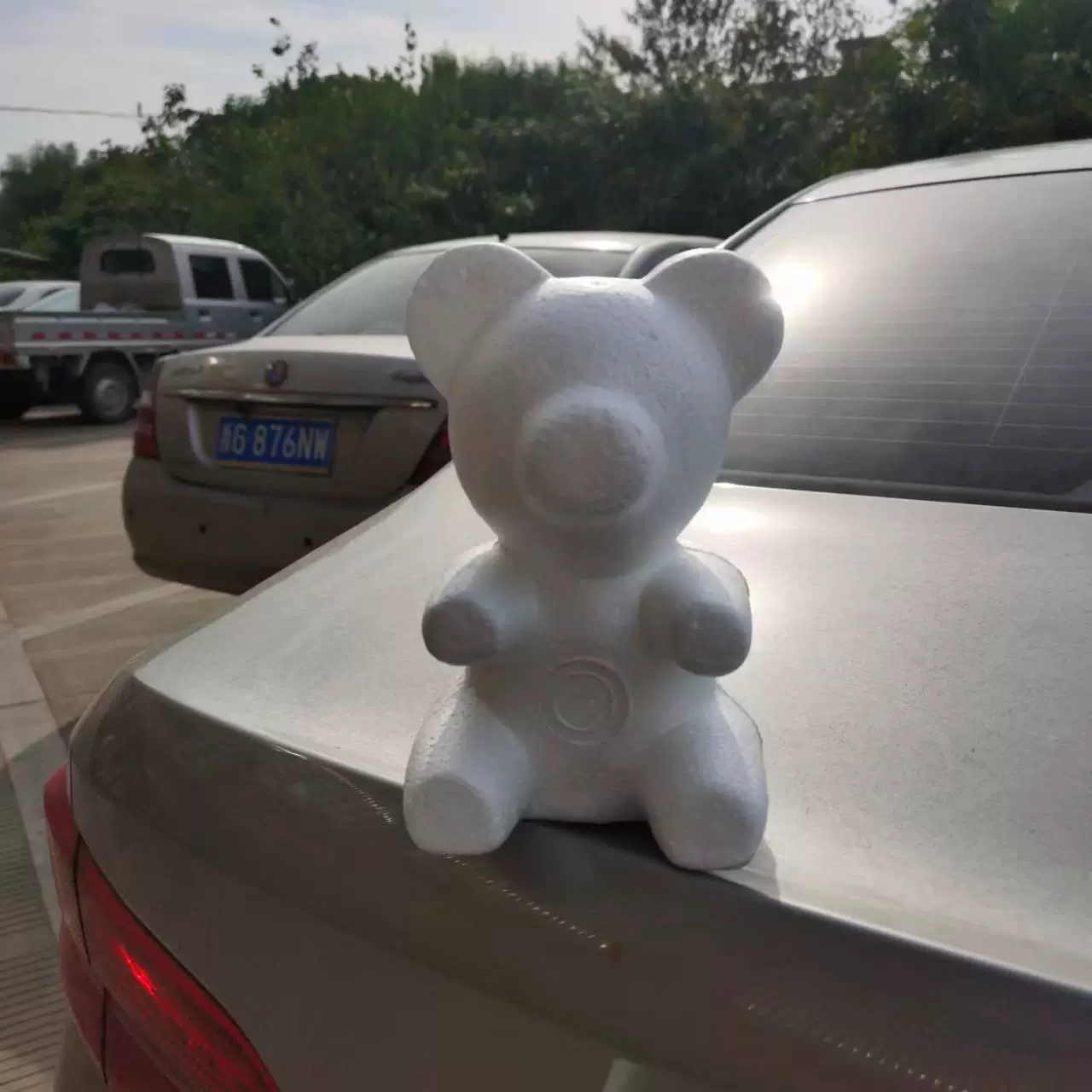 Rose Bear Unicorn Foam Handmade DIY Model Model