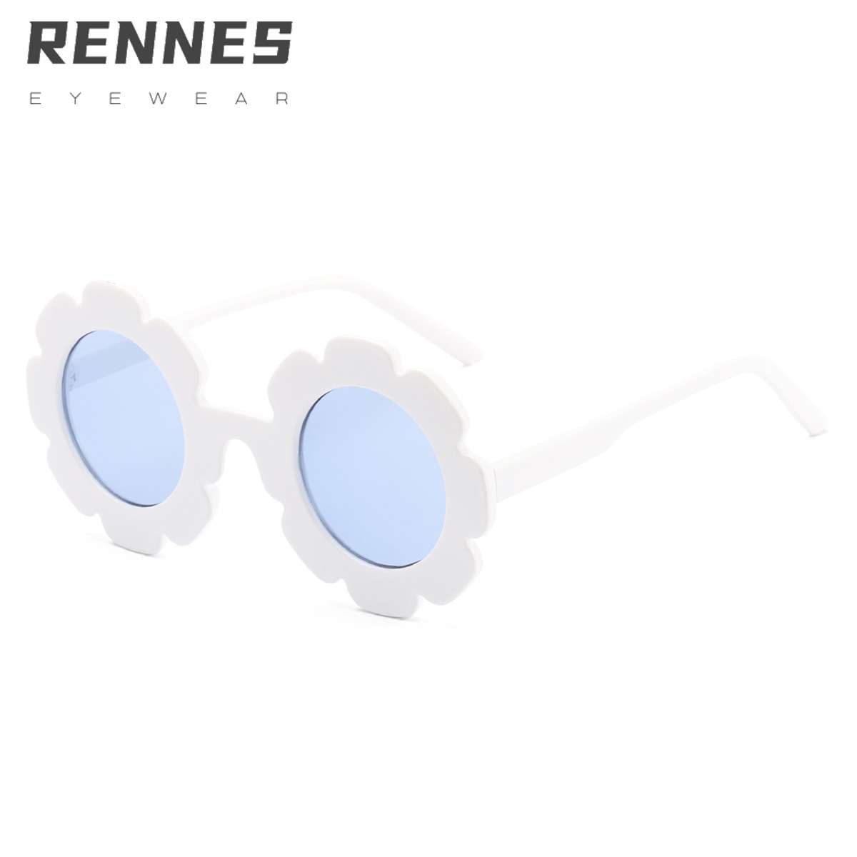 2021 nueva moda girasol gafas de sol para niños y niñas bebé lindo niños bisagra de metal gafas de sol 6311