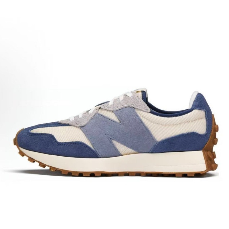 莆田 NB327 スポーツシューズ生地スエードスプライシングアッパーカップルお父さん靴軽量クッション性レトロランニングシューズ|undefined