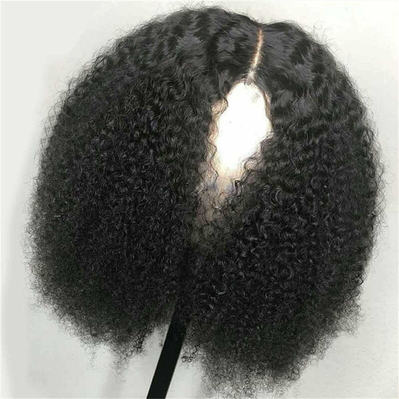 Comercio exterior africano pelucas europeas y americanas damas negras pelucas de cabello largo cubierta de cabello fibra química rizada corta al por mayor