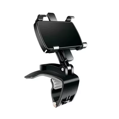 Cross-border car mobile phone bracket car multi-function rotating car dashboard rearview mirror navigation bracket wholesale (Car phone holder) - car-mobile-phone-holder-black-1-pack