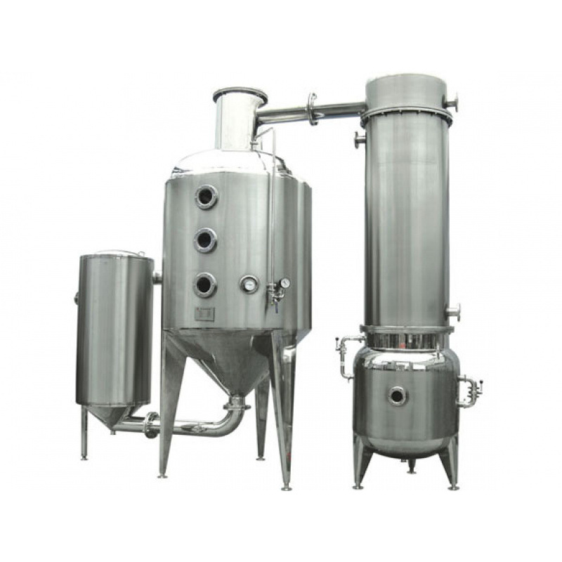 成都CDYZ单效外循环真空浓缩器真空常压低温降膜浓缩废水处理蒸发