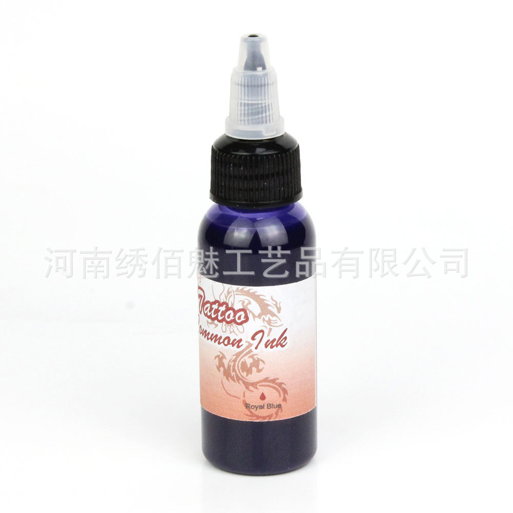 Botella grande tatuaje pigmento azul_2