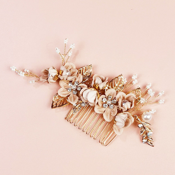 hair accessory for bride pearl