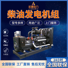 潍柴250KWディーゼル発電機三相交流発電機メーカー直販静音高出力