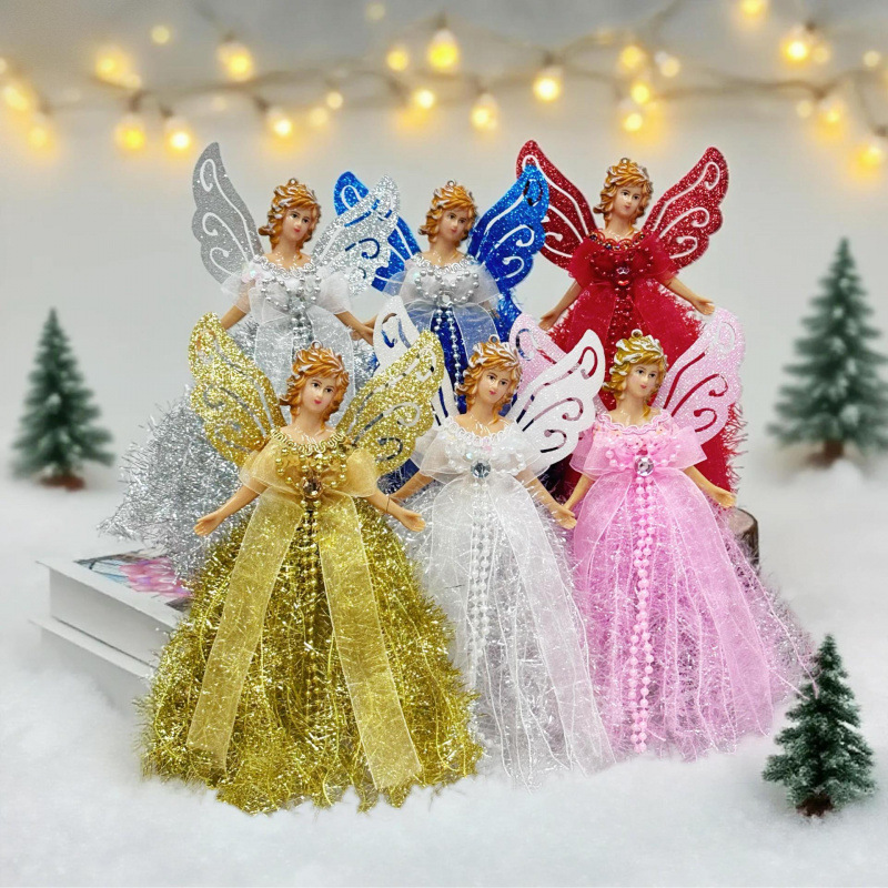 New Christmas Plush Standing Angel Creative Christmas Desktop…
