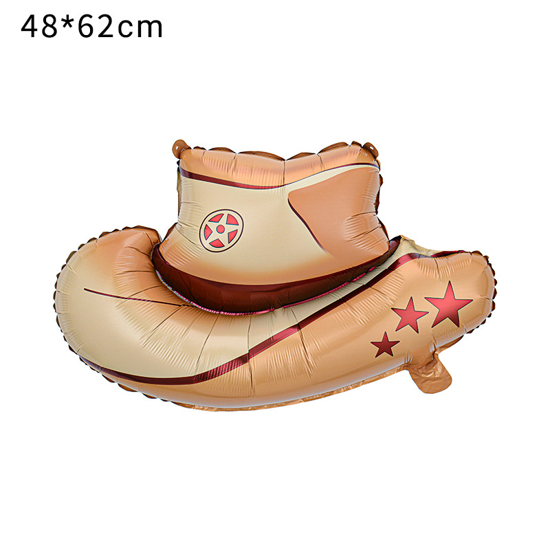 Globos de aluminio con motivos de caballos para decoraciones temáticas de vaqueros y del oeste, carreras de caballos y decoraciones para fiestas. image 12