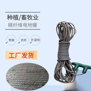 Carbon Fiber Graphene Heating Cable Qianhui Thermal Instant Heating 24K Electric Floor Heating Line for Farms