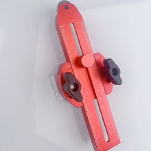 切割机台锯倒装滚轮快速切割限位靠山木工工作台滑槽定位固定工具