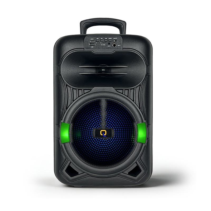 Exportación de altavoces de 8 pulgadas de 8W de altavoces pequeños de altavoz de rendimiento Bluetooth K-canción con micrófono inalámbrico