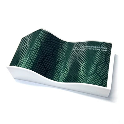 Export Automotive Pet Matte Electroplated: Auto Color Change Film - pet-matte-electroplating-honeycomb-venom-green-152m17mroll-supports-slitting