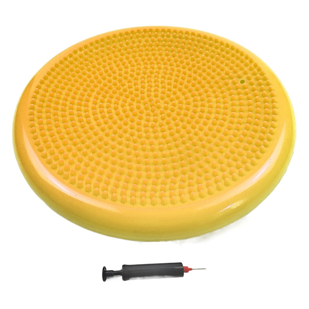 Yoga Balance Mat pvc Multi-color Explosion-proof Inflatable Cushion Foot Step Thickened Flat Mat Soft Step Trainer Massage Mat