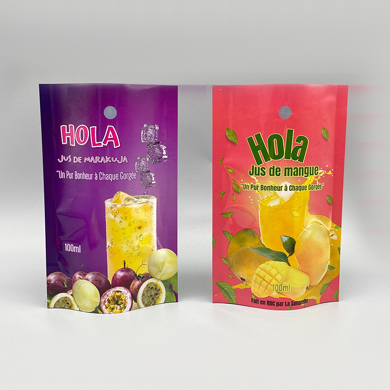 自立底果汁粉铝箔袋百香果汁袋子塑料食品包装袋冲泡固体饮料袋子