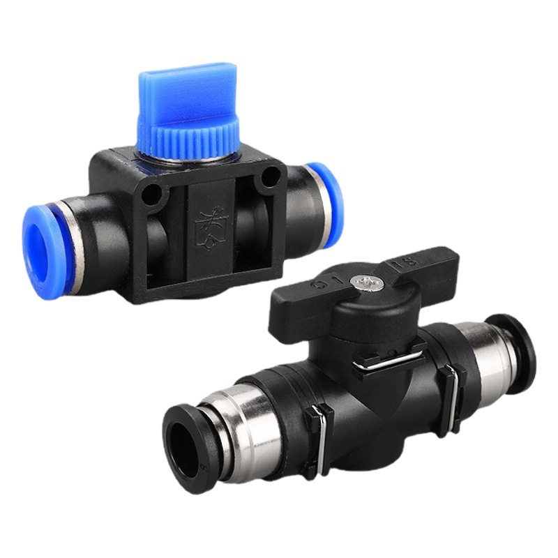 エアパイプスイッチバルブ BUC-4 681012 空気圧継手クイックプラグクイックターミナルバルブ手動バルブ HVFF ハンドターンバルブ