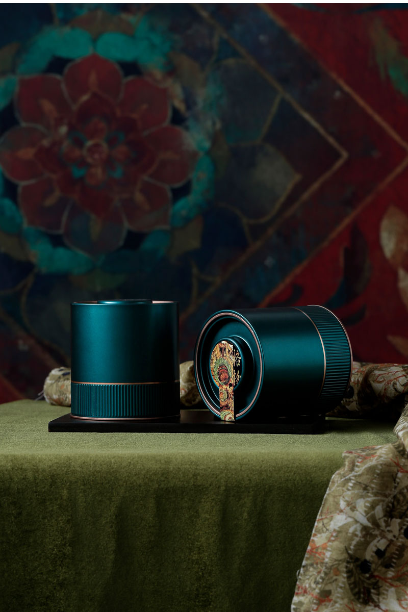 té vacío lata de hierro té blanco retro té verde general caja de regalo vacío caja de embalaje de té a granel árbol antiguo Dianhong Pu 'er caja de té