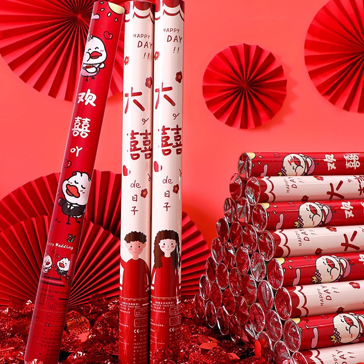 Suministros DE BODA lindo tubo de pulverización boda especial regalo festivo pistola fuegos artificiales cinta boda PISTOLA DE PULVERIZACIÓN de mano barril