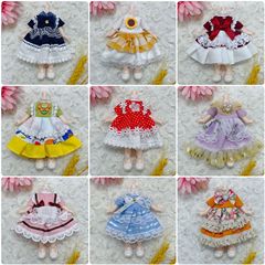 8.17 cm doll clothes Lolita dress OB11 action figure doll clothing girl toy