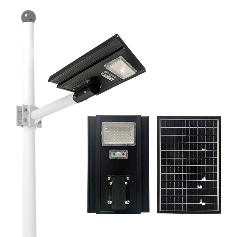 Fábrica transfronteriza de alta calidad Luz de calle solar brillante iluminación al aire libre Luz de jardín nueva luz de calle rural de alta potencia