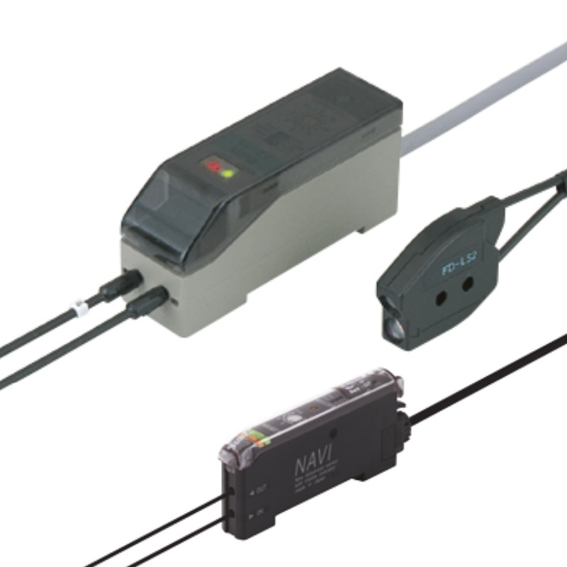 Induction sensor with laser