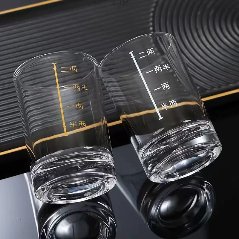 Glass set for home use, small shot glass, glass wineglass, 100 ml, increased thickness, wholesale