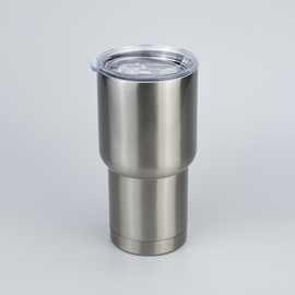 车载咖啡杯304不锈钢吸管商务办公车载20oz汽车水杯可印制LOGO