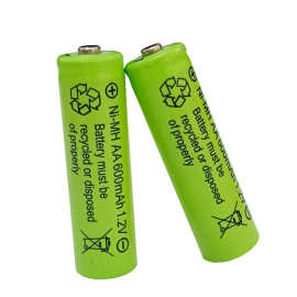 镍氢5号 AA600mAh1.2V充电电池用于照明灯串太阳能灯内置充电电池