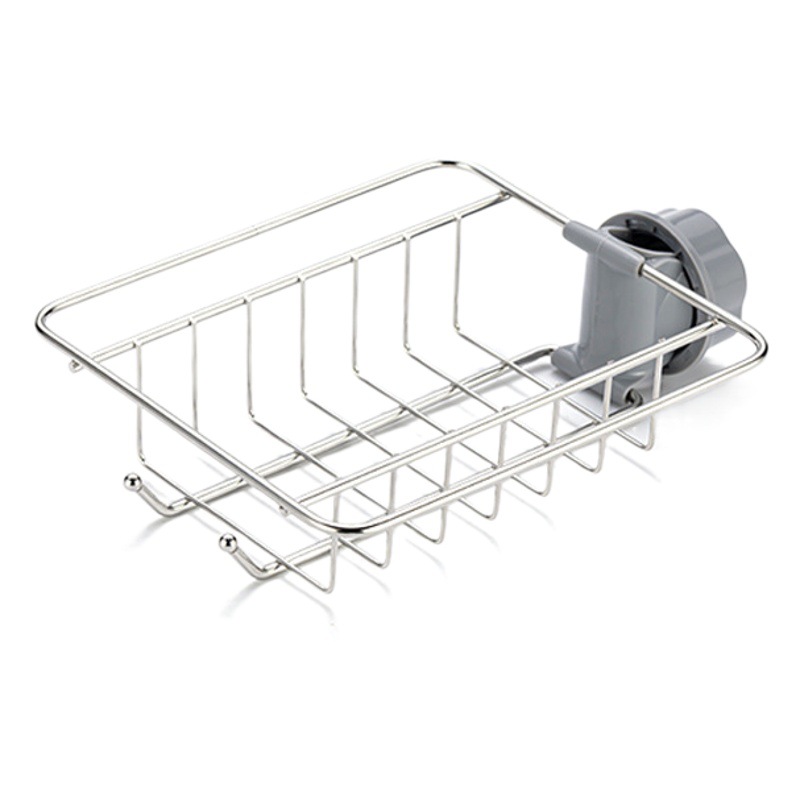 Acero inoxidable hogar cocina grifo de almacenamiento rack lavabo del baño de almacenamiento de jabón de trapo drenaje rack ponche-libre