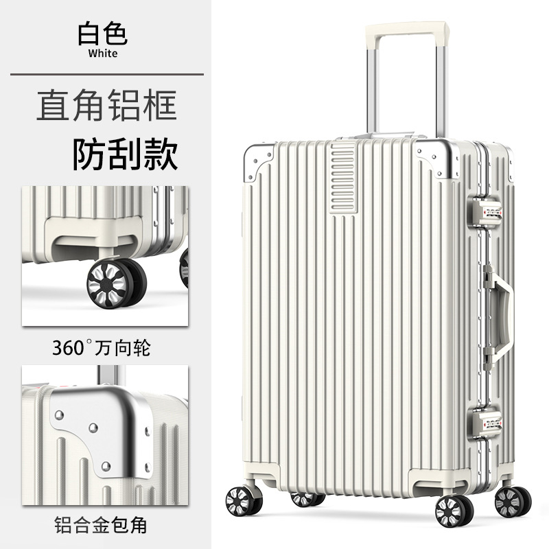 Caja de contraseña de 26 pulgadas para estudiantes masculinos y femeninos Equipaje de moda de viaje de rueda universal de 32 pulgadas de gran capacidad de estilo coreano de celebridad en línea