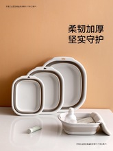 FaSoLa可折叠脸盆学生宿舍家用洗衣洗脚盆便携式旅行大小号塑料盆