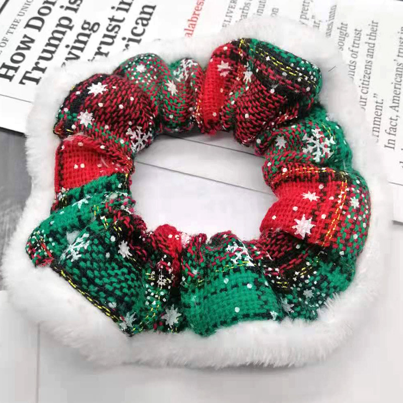Sequins Design Fashion Geometric Cloth Sequins Hair Tie 1 Piece