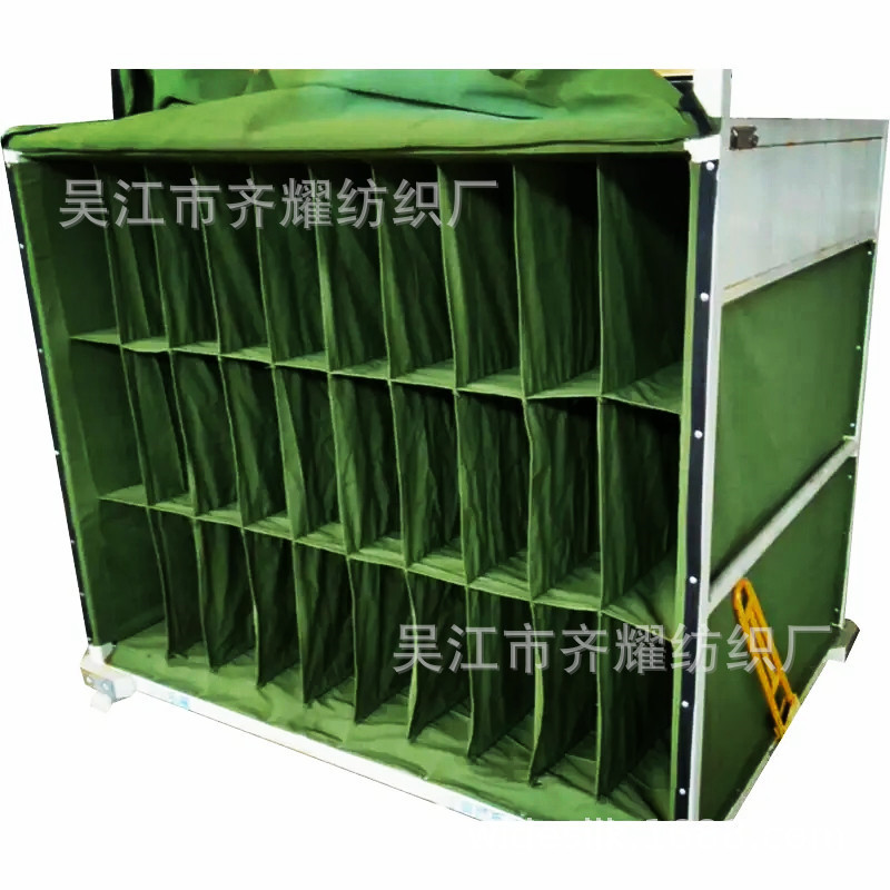 汽配布袋铁架发动机料架布袋料架堆垛架麂皮绒天鹅绒边纶布双面复