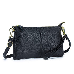 (Cross-border trading), fashionable leather one-shoulder bag, shoulder bag, universal small clutch bag, city style, cowhide, genuine leather