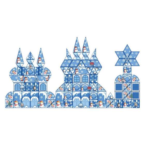 Cross-border Ice and Snow World Magnetic Building Blocks Assembled Boxes Puzzle Toys Gift Castle Children's Three-dimensional Puzzle