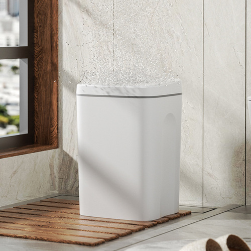 Creative smart trash can for home, hotel and office, contact-free, automatic induction bagging trash can for lazy people, cross-border
