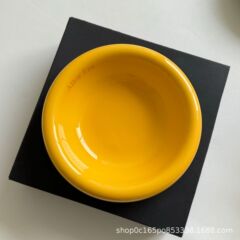 AE宠物猫碗陶瓷釉下彩护颈碗架吃粮喝水猫咪罐头碗小猫吃饭碗