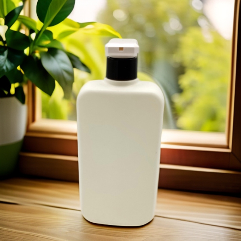 定制500ml毫升免洗凝胶塑料方瓶HDPE消毒洗手液瓶按压式酒精消毒