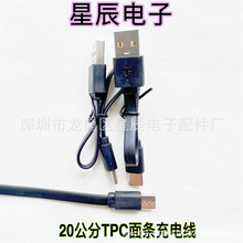 type-C�⾀ 0.3���Ƅ��Դ��늾� �m����{�����C������30cm