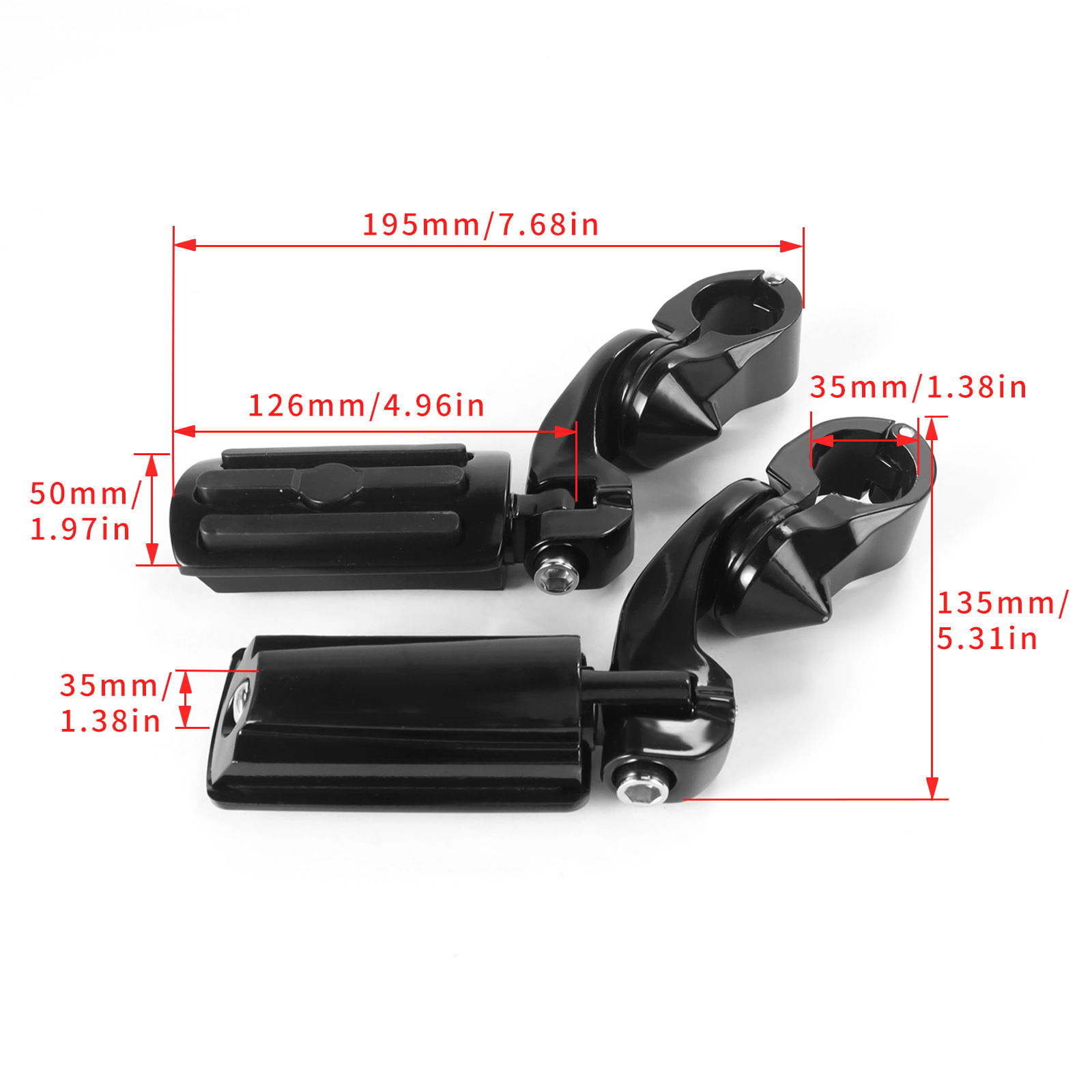 Motorcycle Accessories Suitable for Harley, Grand Glide, Road King Modified Bumper Footrest Bracket