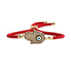 Golden accessory, copper zirconium, bracelet, suitable for import, city style, micro incrustation