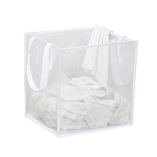 Grid dirty clothes basket bathroom large multi-functional laundry basket foldable bathroom dirty clothes blue
