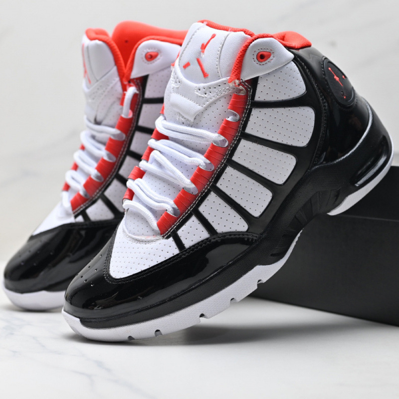 High-Quality Aj6 Retro Non-Slip High-Top Basketball Shoes Aj6 Generation Retro Patent Leather Comfortable and Versatile Large Size Sports Shoes