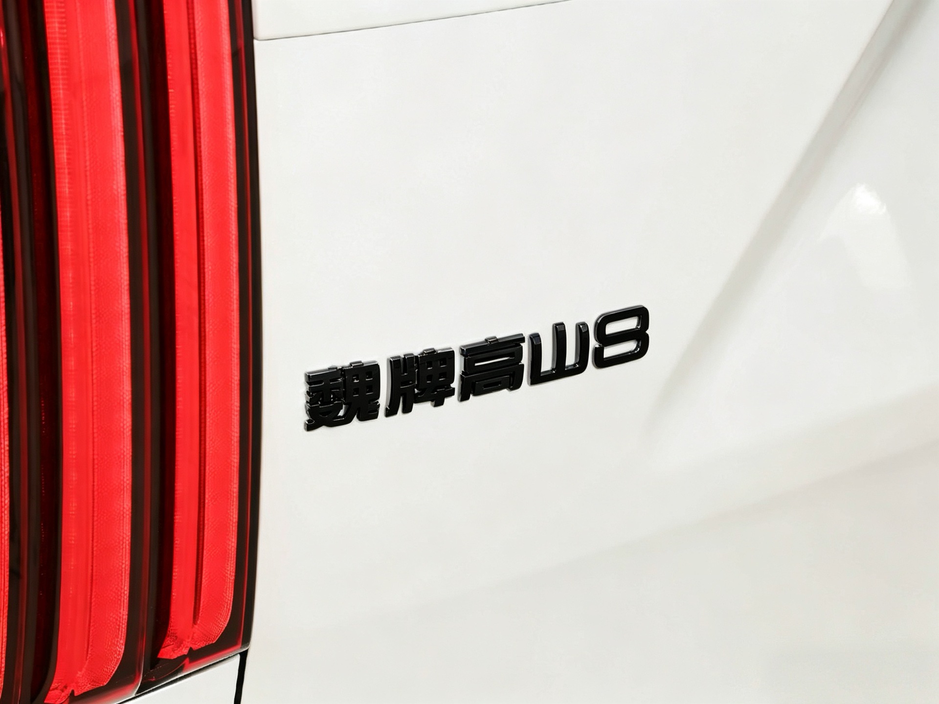 Suitable for Wey Gaoshan 7/8/9 Blue Mountain V9X Blackened Car Logo Wey Black Warrior Modified Car Logo Decoration