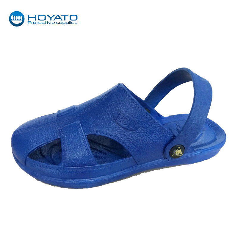 防静电安全透气轻便耐磨软底凉鞋中性风格电子工作车间久穿不累脚