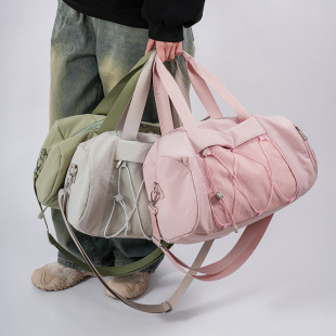 New Large Capacity Travel Bag Women's Short Distance Travel Shoulder Bag Independent Shoe Warehouse Portable Sports Yoga Fitness Bag