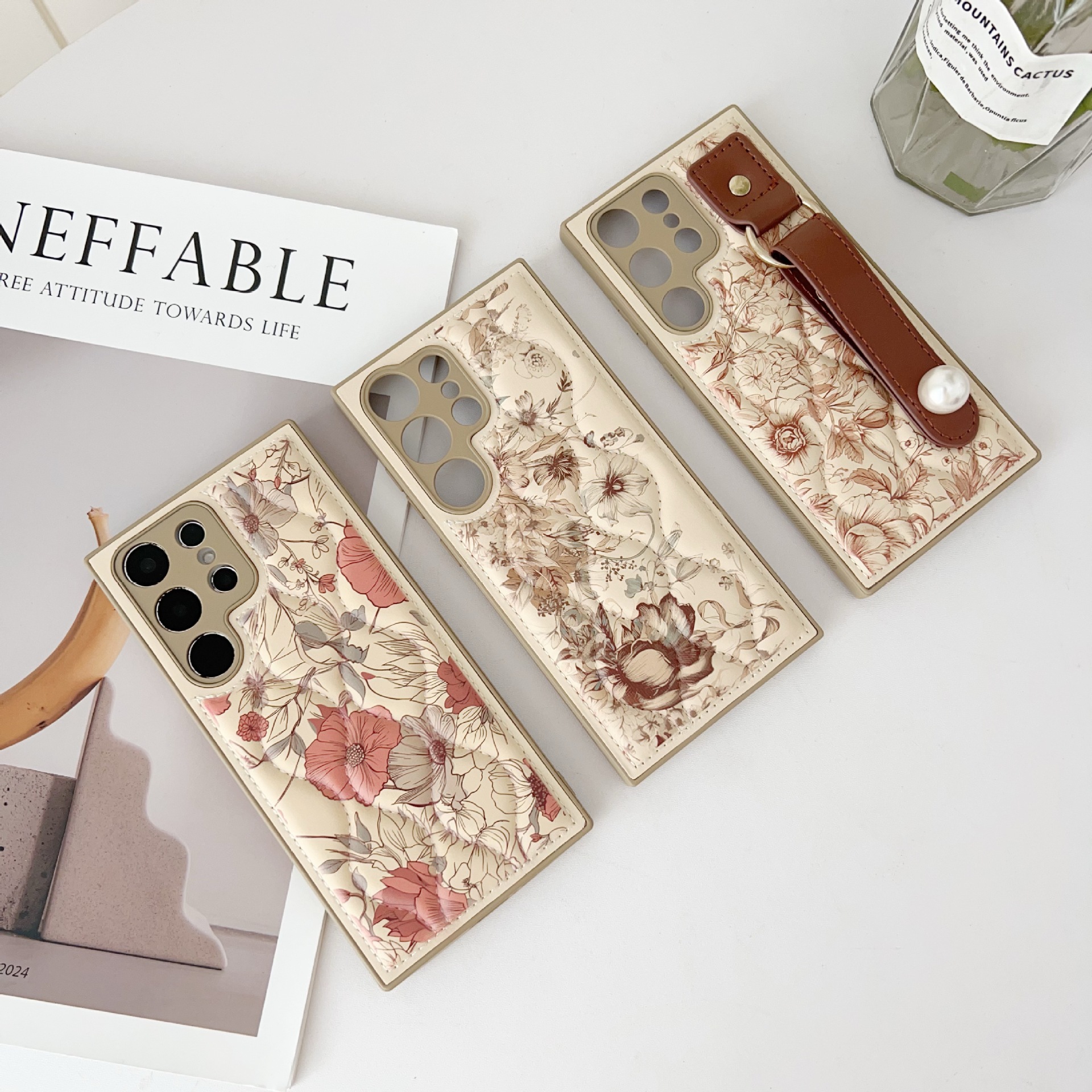 Suitable for Samsung S25Ultra Phone Case, Ultra-Thin Wrist Strap, S23 Protective Case, Anti-Drop, Skin-Friendly Feel, 24Uins Style, 26U