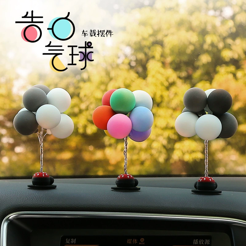 Креативная исповедь воздушный шар украшения автомобиля центральная консоль украшения аксессуары для интерьера автомобиля воздушный шар Микки воздушный шар милый